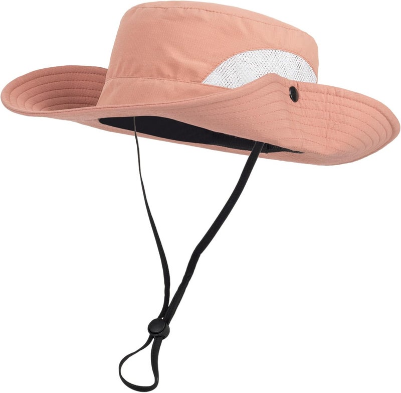 UTOWO Kids Sun Hat with UV Protection Beach Bucket for Boys & Girls Wide Brim Safari Boonie Cap for Summer Outdoor(for 5-10T) - Image 2